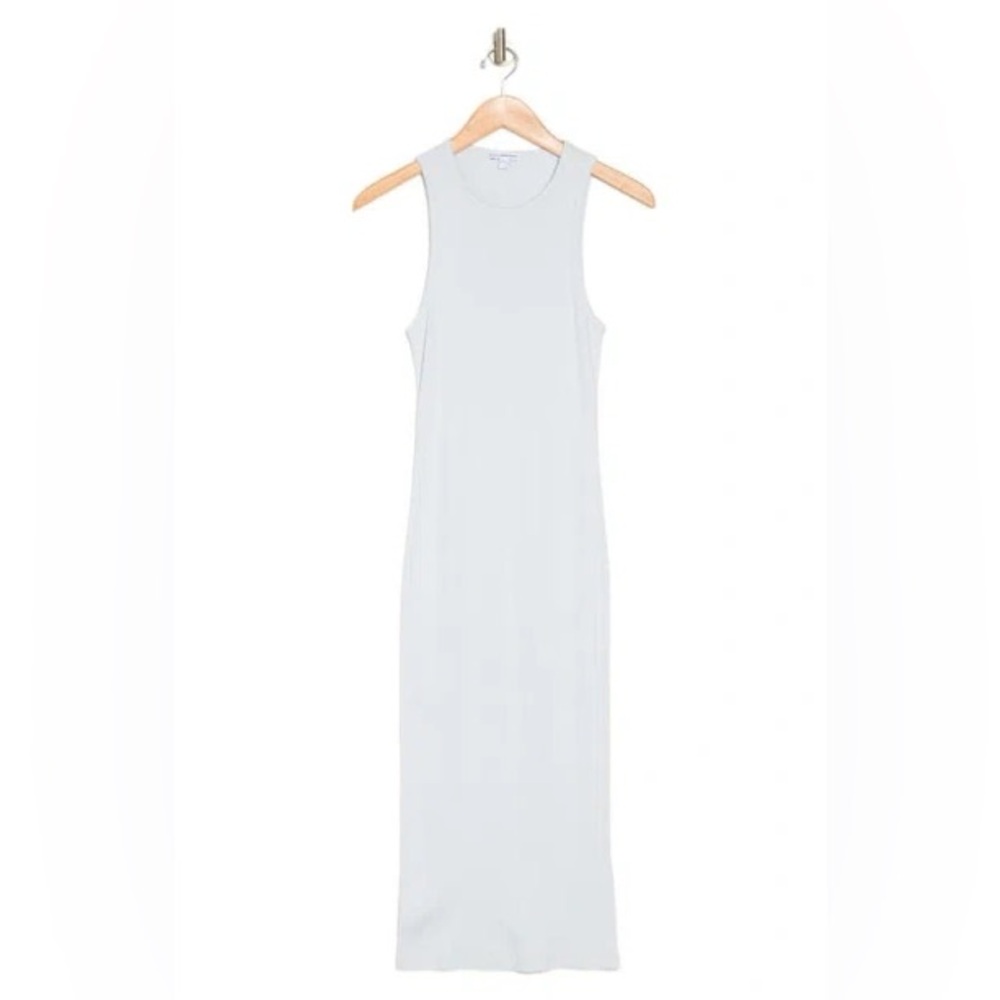 James Perse Soft Gray Sleeveless Midi Dress